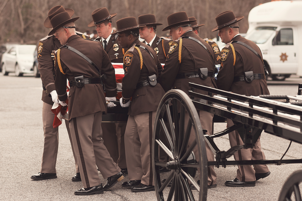 December 30th, 2014. Funeral Services for Corporal Jamel L. Clagett. Photographer: Lehi Sanchez