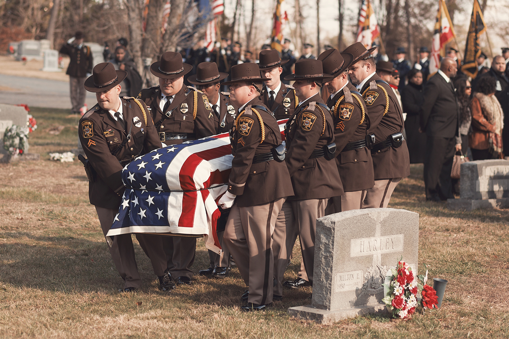 December 30th, 2014. Funeral Services for Corporal Jamel L. Clagett. Photographer: Lehi Sanchez